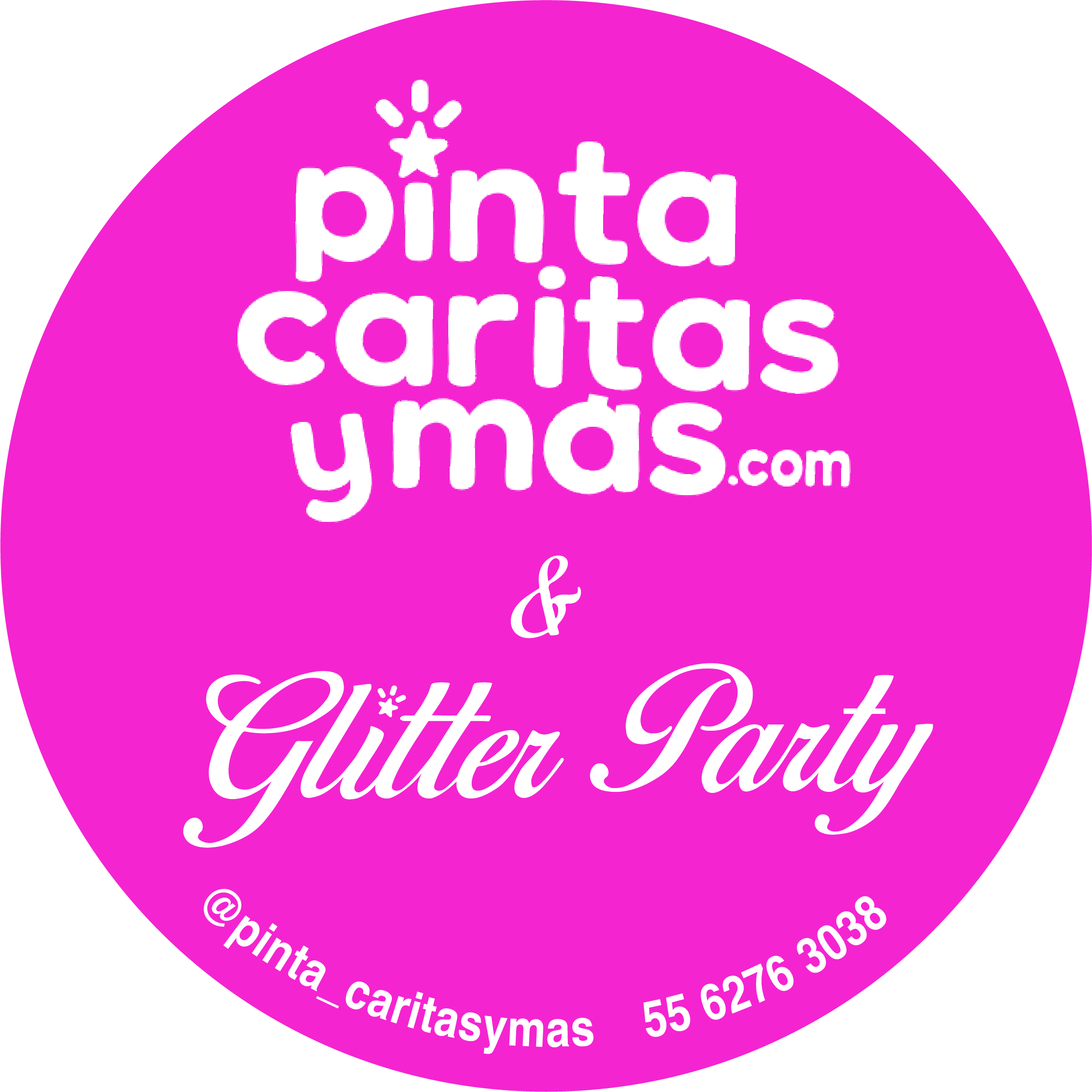 Log Pinta Caritas y Glitter Con tel